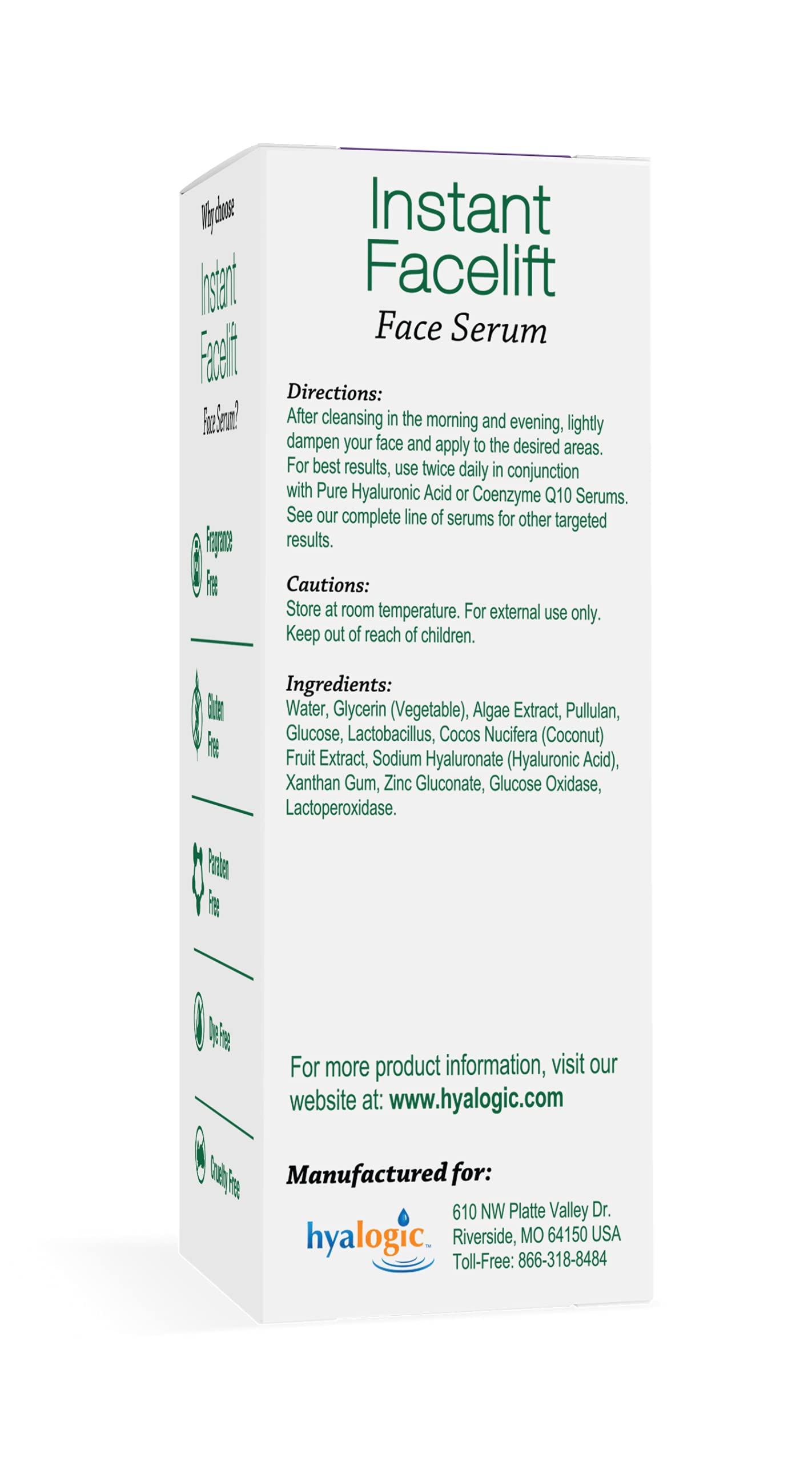 Hyalogic Episilk Instant Facelift Serum, 0.50 Ounce
